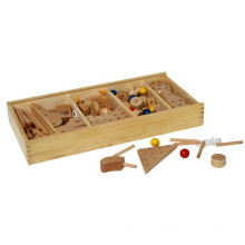 Jouet de construction de construction en bois 100pcs